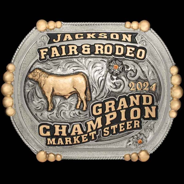 Our San Jacinto Custom Belt Buckle has the classic western charm and immaculate craftsmanship you can expect from Molly's Custom Silver. Customize this unique buckle now!